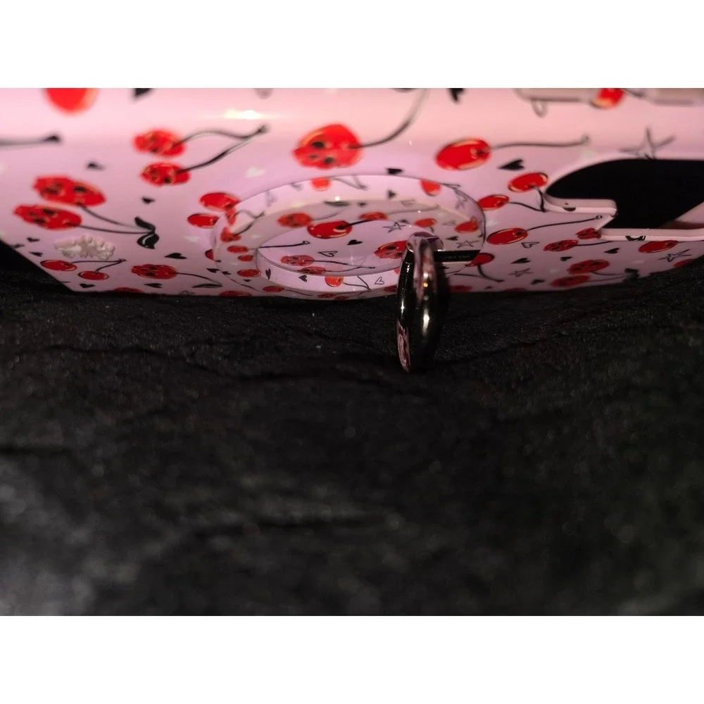 Sour Cherry Skulls Velvet Caviar Case & Magnetic Ring Samsung Galaxy S24 Ultra
